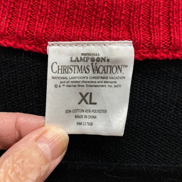 National Lampoon's Christmas Vacation Ugly Sweater, Size XL, Griswold Family - Picture 2 of 10